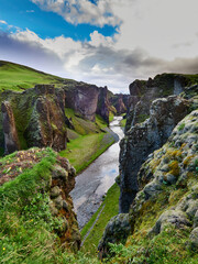 Cañon de Fjaðrárgljúfur Islandia