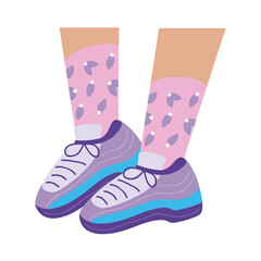 cute sneakers design