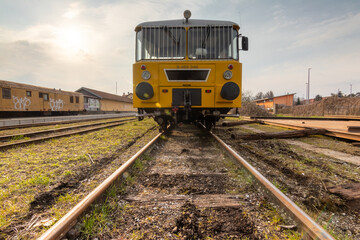 Fototapeta premium Railway maintenance machine