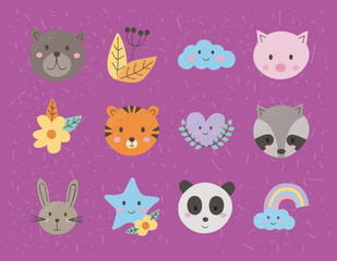 animals and items