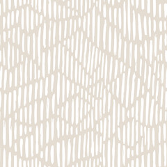 Aesthetic Contemporary printable seamless pattern with abstract Minimal elegant line brush stroke shapes and line in nude colors. © anya