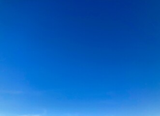 bright blue sky background