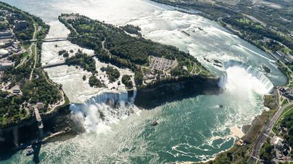 Niagara falls aeriel