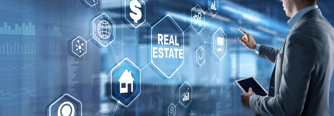 Real estate concept. Buying real estate for business or life
