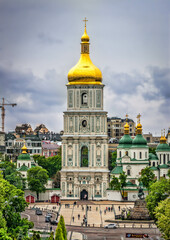 Sowjet church with golden roof