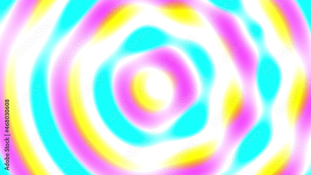 Poster abstract colorful circle with hypnotic spinning motion, computer generated. 3d rendering of vortex b