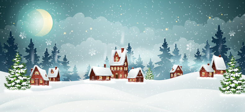 Christmas Village Houses