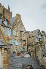 Fototapeta premium Beautiful view of Le Mont-Saint-Michel