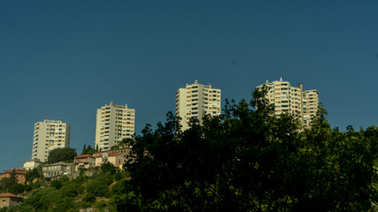 downtown city