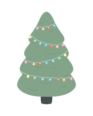 christmas tree illustration