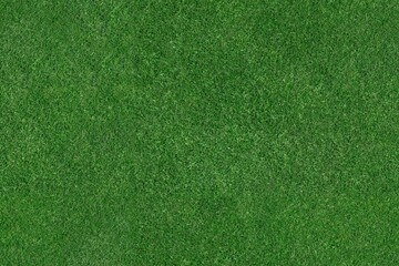An aerial view of a large patch of some freshly cut, healthy, green grass. Image is ready to be...