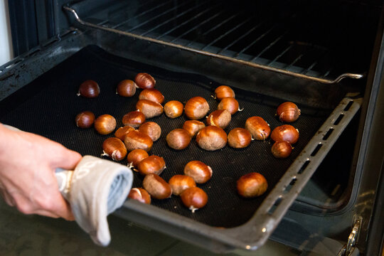 Roasted Chestnuts Fresh From The Oven