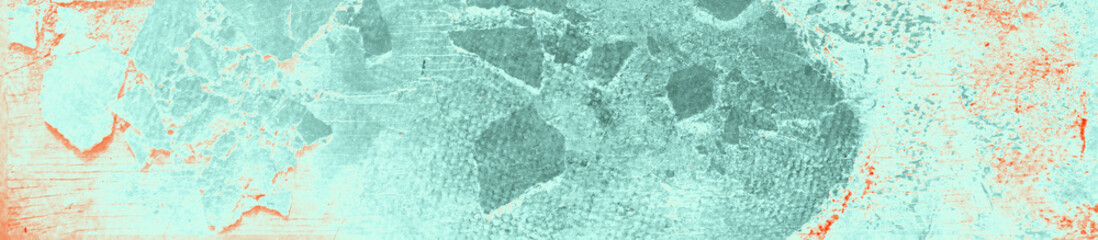 abstract red, orange, celadon and aquamarine colors background for design