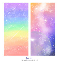 paper cover pattern design vector