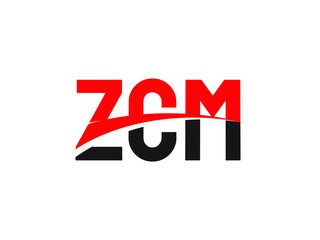 ZCM Letter Initial Logo Design Vector Illustration