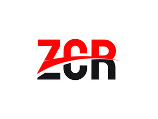 ZCR Letter Initial Logo Design Vector Illustration