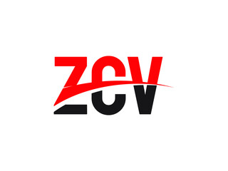 ZCV Letter Initial Logo Design Vector Illustration