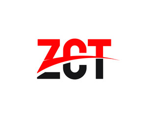 ZCT Letter Initial Logo Design Vector Illustration