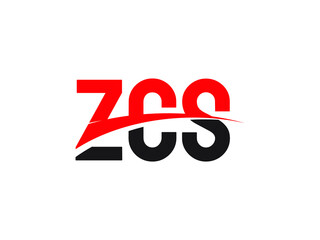 ZCS Letter Initial Logo Design Vector Illustration