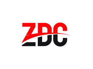 ZDC Letter Initial Logo Design Vector Illustration