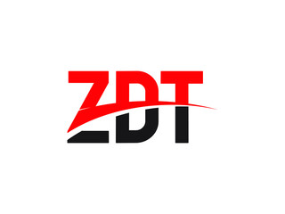 ZDT Letter Initial Logo Design Vector Illustration