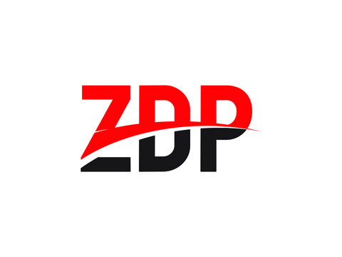 ZDP Letter Initial Logo Design Vector Illustration