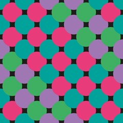 abstraction consisting of circles. seamless print from circles. vector abstraction
