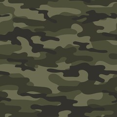 modern military green vector camouflage print, seamless pattern for clothing headband or print. camouflage from pols