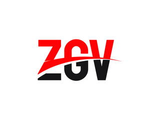 ZGV Letter Initial Logo Design Vector Illustration