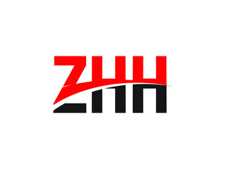 ZHH Letter Initial Logo Design Vector Illustration