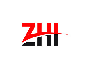 ZHI Letter Initial Logo Design Vector Illustration