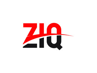 ZIQ Letter Initial Logo Design Vector Illustration