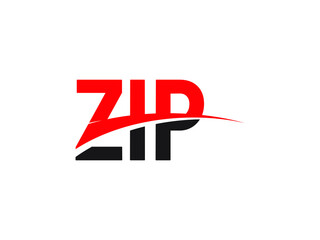 ZIP Letter Initial Logo Design Vector Illustration