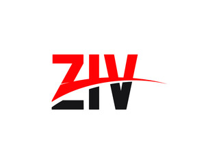 ZIV Letter Initial Logo Design Vector Illustration