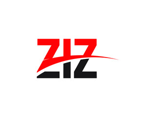 ZIZ Letter Initial Logo Design Vector Illustration