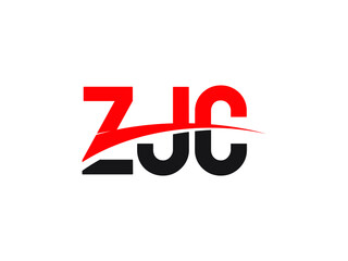 ZJC Letter Initial Logo Design Vector Illustration
