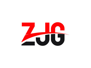 ZJG Letter Initial Logo Design Vector Illustration