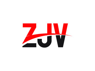 ZJV Letter Initial Logo Design Vector Illustration