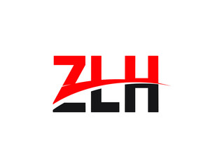 ZLH Letter Initial Logo Design Vector Illustration