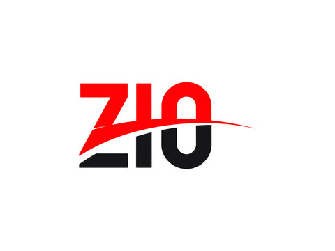 ZIO Letter Initial Logo Design Vector Illustration