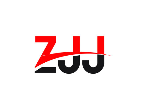 ZJJ Letter Initial Logo Design Vector Illustration