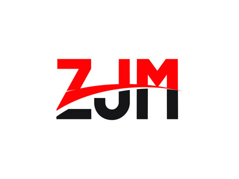 ZJM Letter Initial Logo Design Vector Illustration