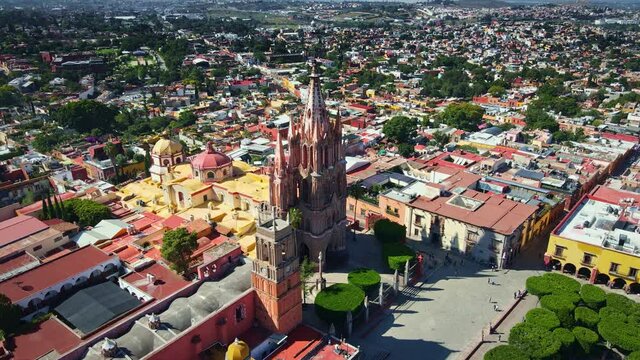 Parroquia de San Miguel Arc&aacute;ngel en San Miguel de Allende, Guanajuato, M&eacute;xico.