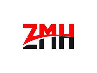 ZMH Letter Initial Logo Design Vector Illustration