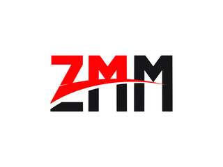 ZMM Letter Initial Logo Design Vector Illustration
