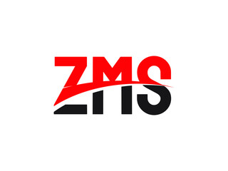 ZMS Letter Initial Logo Design Vector Illustration
