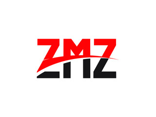 ZMZ Letter Initial Logo Design Vector Illustration