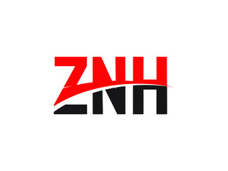 ZNH Letter Initial Logo Design Vector Illustration