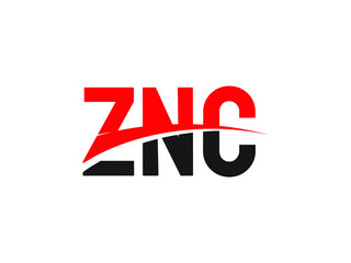 ZNC Letter Initial Logo Design Vector Illustration