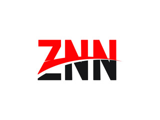 ZNN Letter Initial Logo Design Vector Illustration